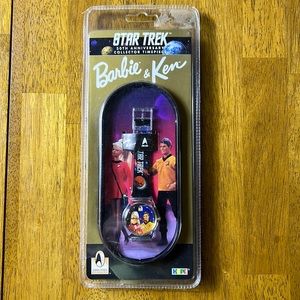 Star Trek Barbie and Ken Watch 1996 30th Anniversary NEW Collectors Timepiece